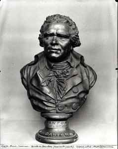 Busto di Georges Danton da French School